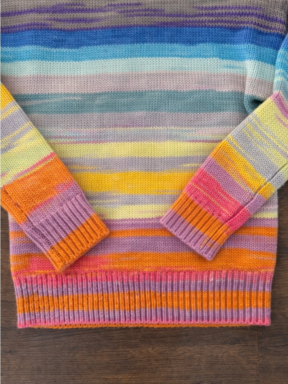 GAP Y2K Multicolor Striped Turtleneck Sweater - Picture 3 of 5